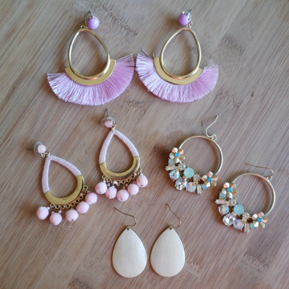 Bundle dangle earrings